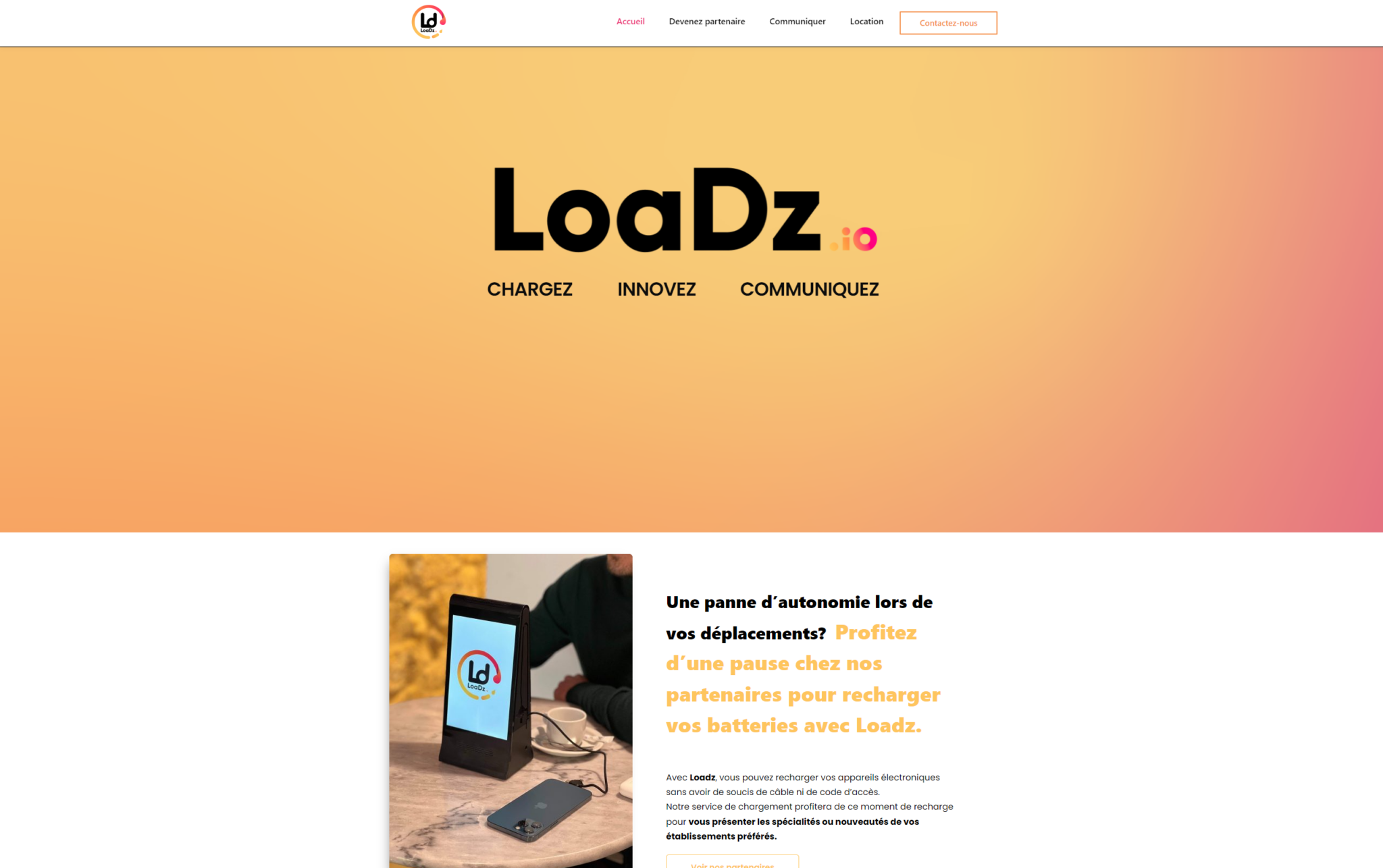 homepage loadz