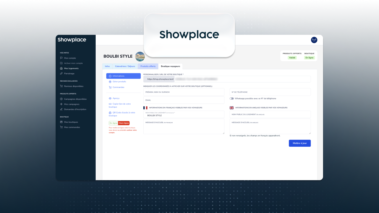 Couverture Showplace